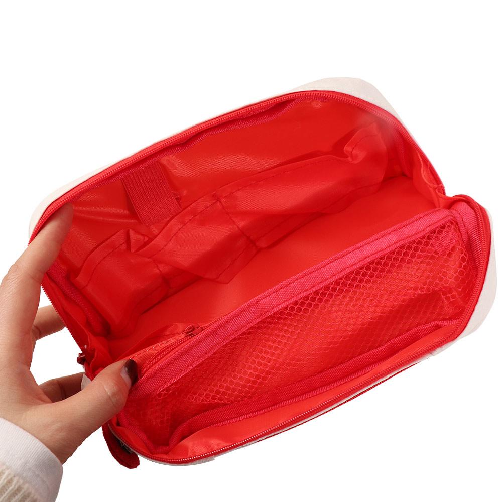 Can Stand Cartoon Pen Bag INS Multi-layer Stationery Bag Lovely Pencil Storage Bag  Back To School