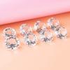 LONGWIN 30mm (1.2 Inch) Crystal Diamond Theme Dinner Party Table Decorations, Party Favors, Gifts for Kids, Pack of 8 (Clear)