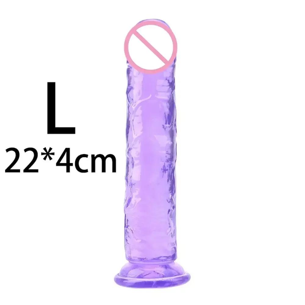 Cheap 5 Colors Small Transparent Dildo Suction Cup Jelly Dick Women Erotic Anal Sex Toys Soft Clitori Vaginal Masturbators Penis