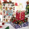 10pieces 70*50 Cm Colorful Christmas Diy Scrapbook Paper Pack, For Scrapbooking Supplies, Gift Wrapping Paper Best Gifts