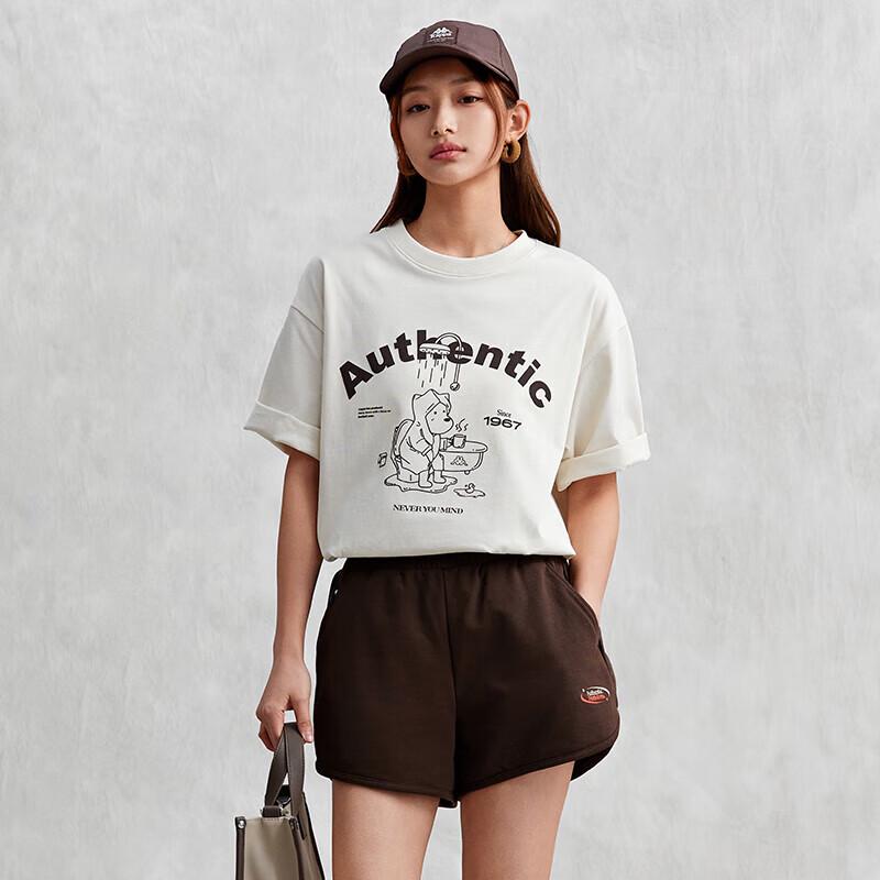 Kappa 2025 Summer Unisex Pure Cotton Short-Sleeve T-Shirt