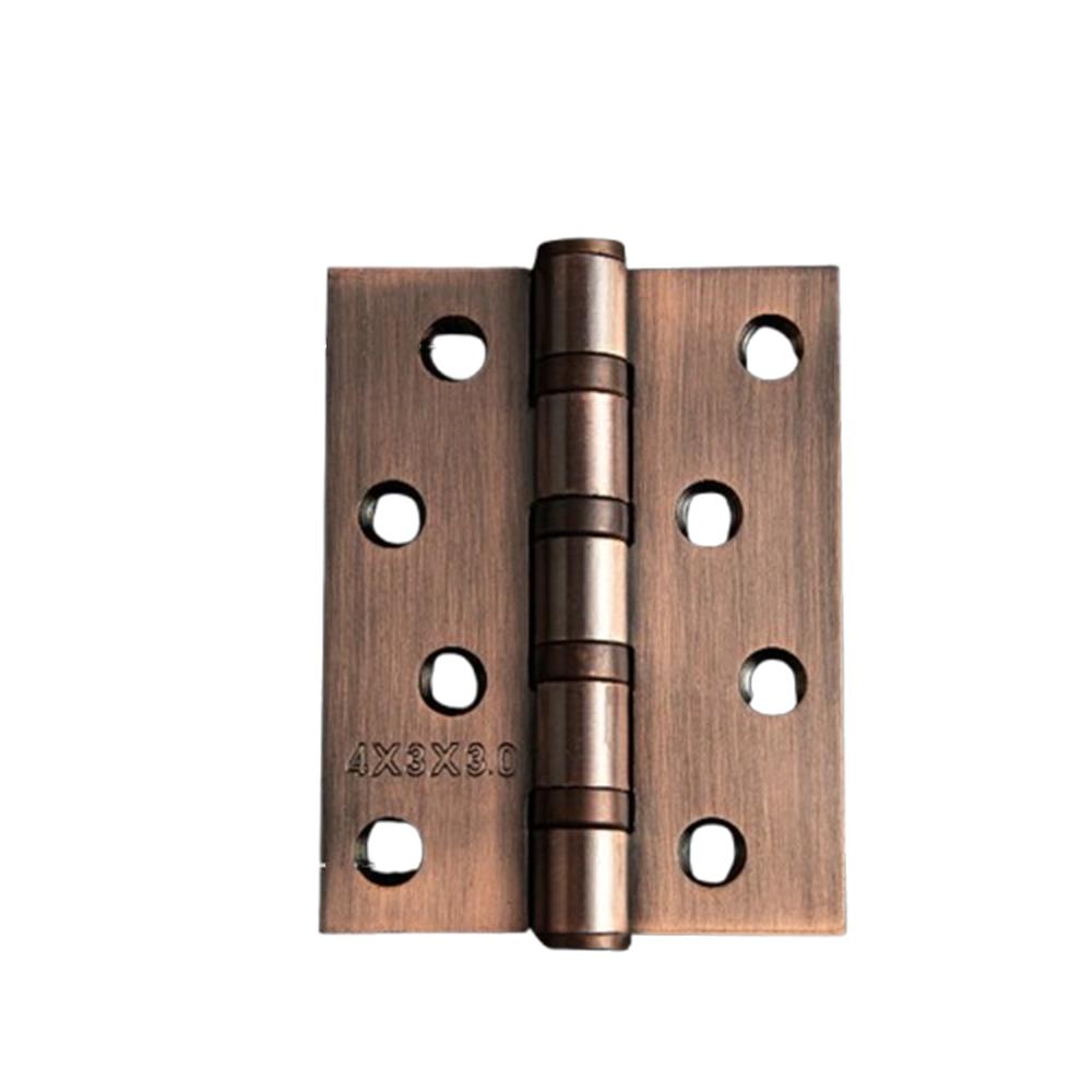 4 Inch Folding Door Hinges Thickness 3mm Flat Open Bronze Vintage Hinge 8 Holes Durable Hinges Door Connector Wooden Boxes