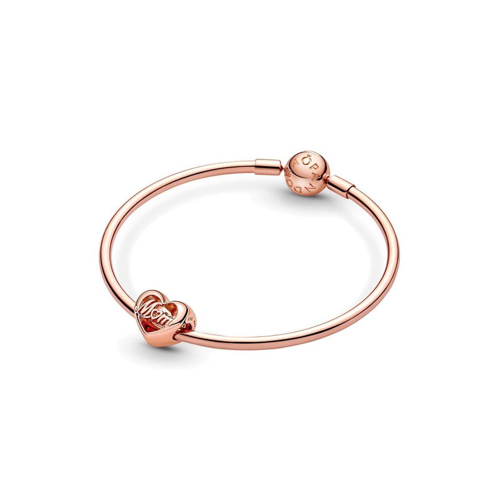 Pandora Moments Fashionable Exquisite Trendy Heart Shaped Charm Women Charm Rose-Gold 781451C00