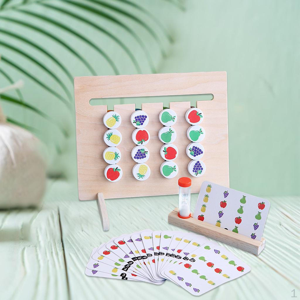 puzzle playing Color Shape Sorting Logical Memory Toy