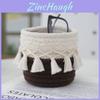 Minimalist Retro Tassel Storage Basket For Home Organization And Decor