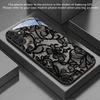 Stylish Elegant Black Lace Glass phone case fashion phone cases mobile phones for Samsung Galaxy S26 S25 S24 S23 FE Ultra Plus