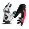 Luvas de Ciclismo Refletivas Tela Sensível ao Toque Antiderrapante Almofada à Prova de Choque Luvas para Bicicleta MTB Esporte Fitness Corrida Luvas de Bicicleta