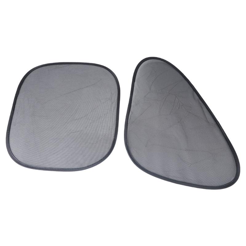 Mesh Car Side Window Shade 4 Piece Panel Set, Electrostatic Adsorption Privacy Protection Screen for Commute Parking