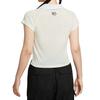 Nike Polo Shirts Women's White Polo Collar Moderate Straight Fit IH8503-133