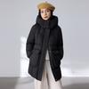 Down Cotton-padded Clothing Women's Winter Medium and Long Models, New Women's Loose Casual Thickened Cotton-padded Jacket