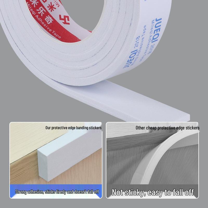 EVA Single-Sided Black Foam Strip: Thick Cushioned, Shock-Absorbing, Self-Adhesive Window Seal Tape