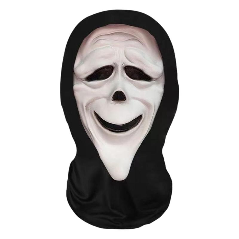 Totenkopf Sturmhaube Überzug für Themenveranstaltung Komfortables Design Realistische Gesichtsmaske Furchteinflößende Halloween Gesichtsbedeckung