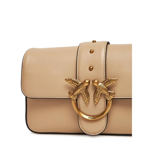 PINKO Love One Mini Slouchy Fl PE PLTT Bag