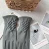Fashion Lady Glove Mitten Women Touch Screen Gloves New Full Fingers Suede Gloves