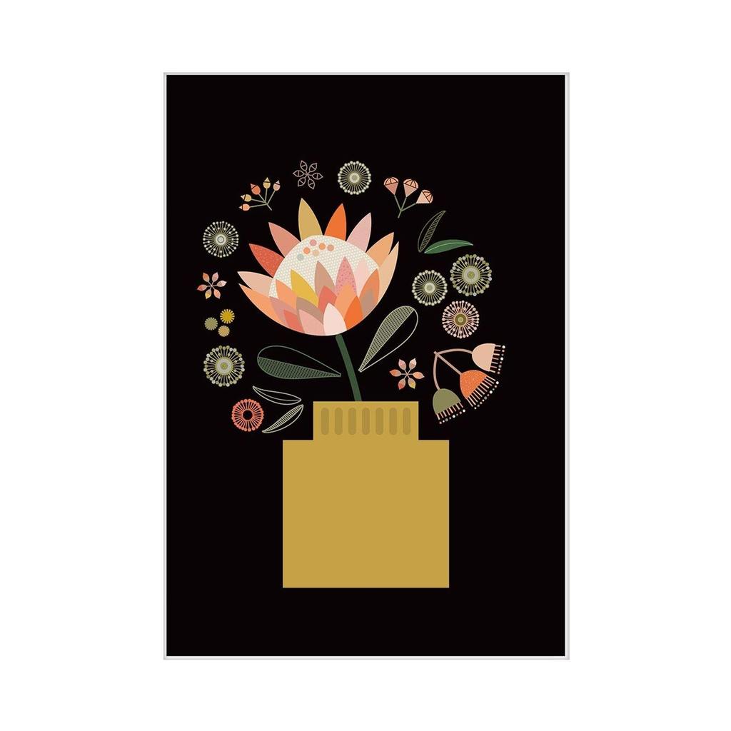 Lyndy Hants Protea In Vase Print