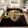 Crusaders Carpet Door Mat for Living Room or Bedroom Protective Mat Under Chair Office Decoration Christmas Gift Birthday Present
