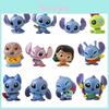 Stitch Cartoon Pvc Toys Pack With Small Cute Dolls For Children And Gift Giving