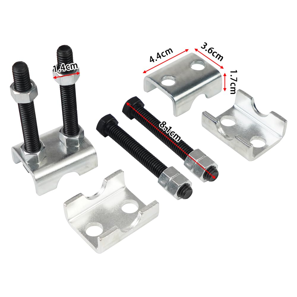 Shkalacar 4 Adjustable Spring Spacers, Coil Spring Spacer Coil Spring Booster Aluminum Alloy Coil