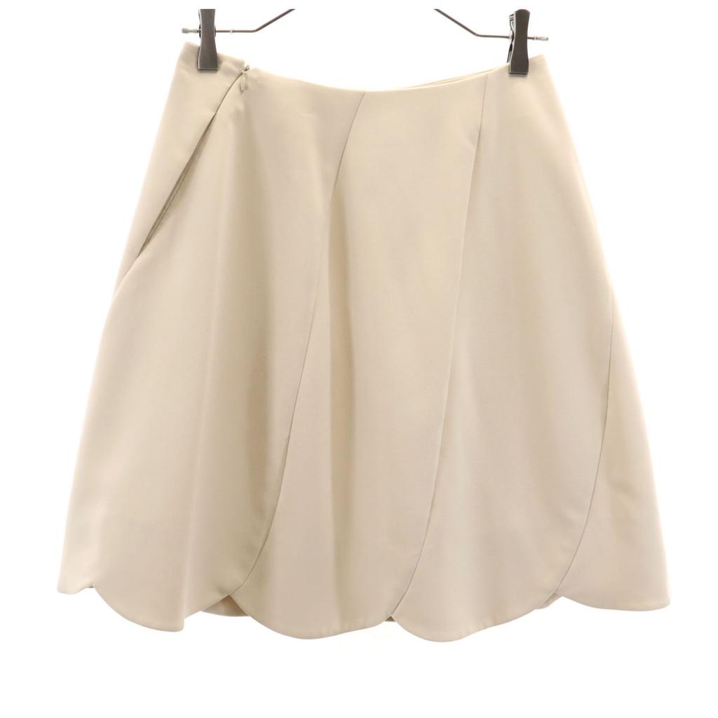 FOXEY NEW YORK made in Japan Midi Skirt 40 cream Women Used