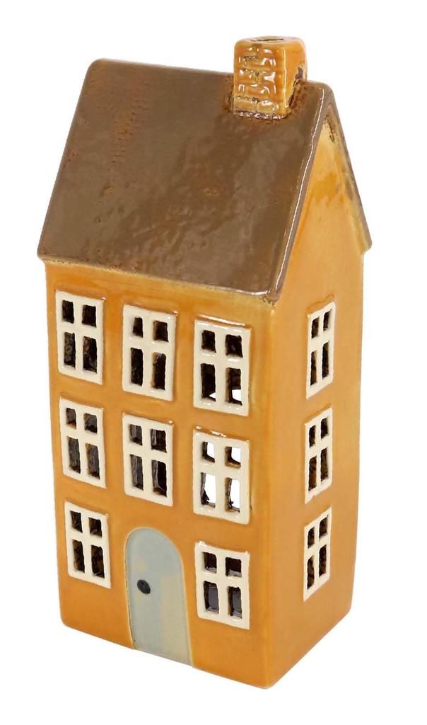 Toyosekiso Candle X 10 X 29291 House, Approx. 7.7 23.5 Cm, Mustard,