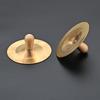 1 Pair Hand Cymbal with Knobs 3.5 In Finger Cymbal Kid Percussion-Instruments Musical Toy for Boy Girl Playing
