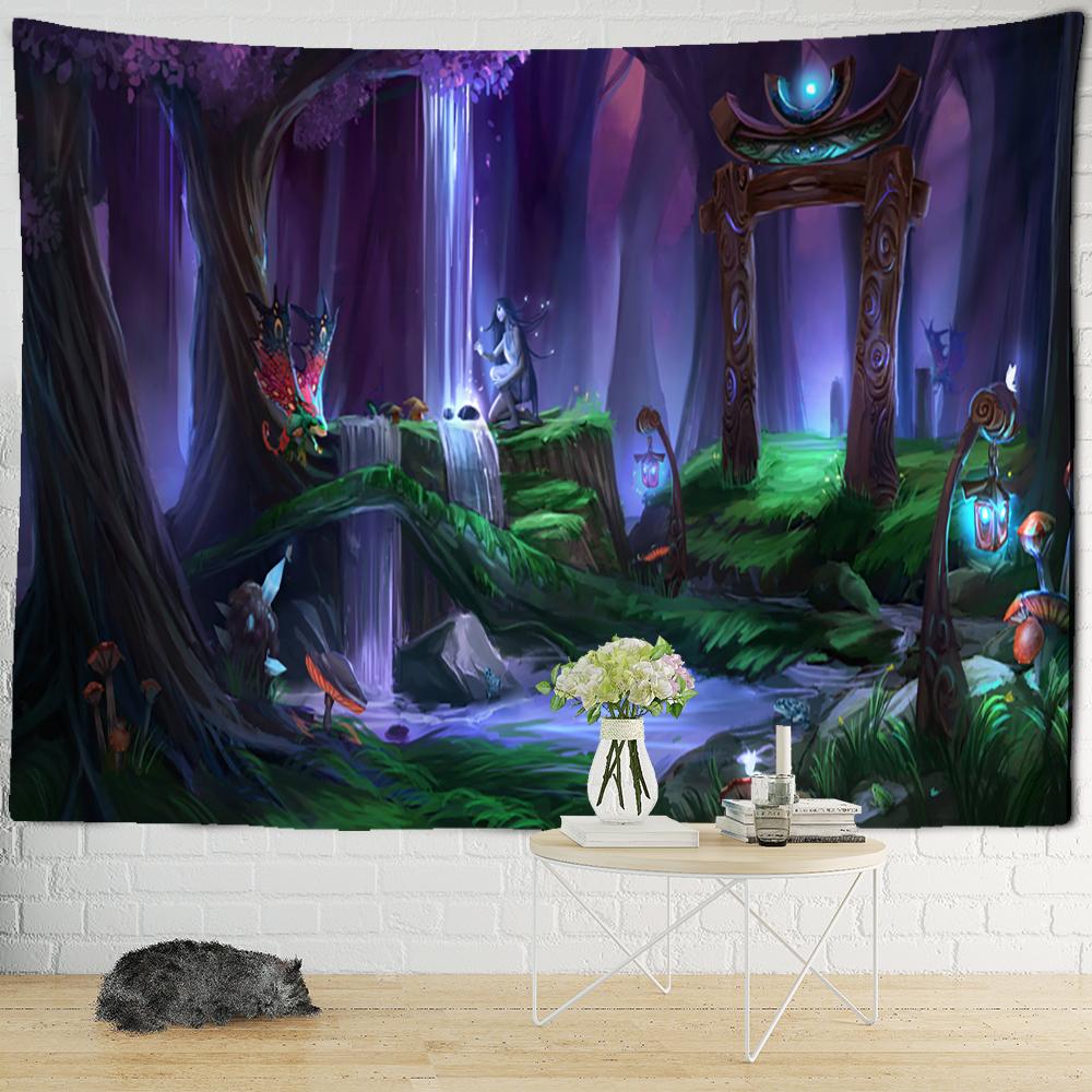 Dinosaur Age Tapestry Wall Hanging Abstract Art Animal Psychedelic Witchcraft Mystery Tapiz Dorm Home Decor