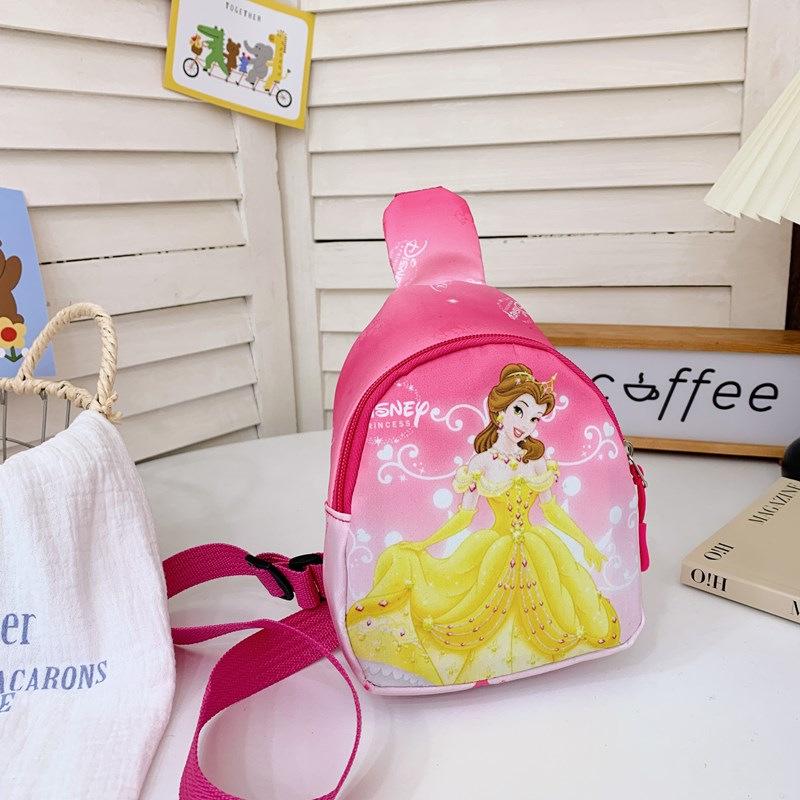 Kids Cartoon Crossbody Bag: Seven Princesses Backpack and Coin Purse