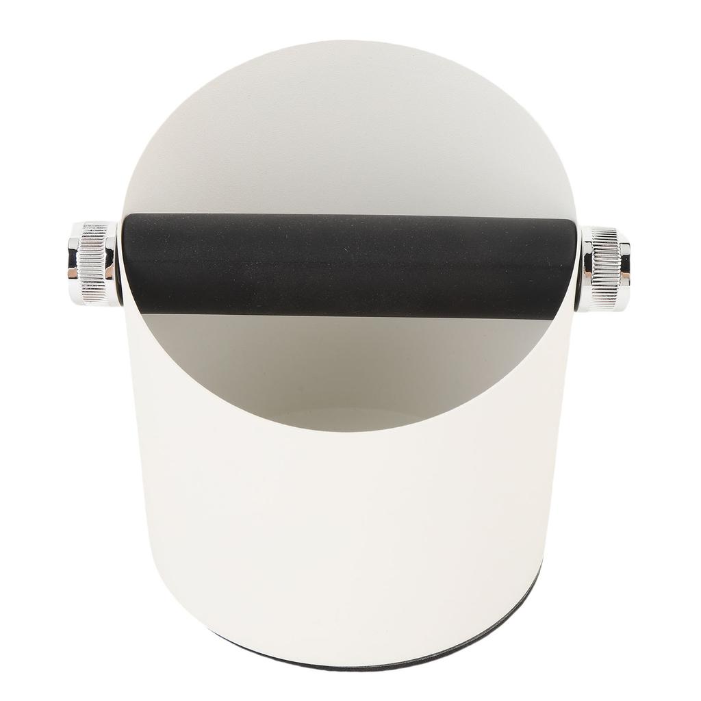 Small Coffee Knock Box Carbon Steel Coffee Grounds Container Waste Bin for Household