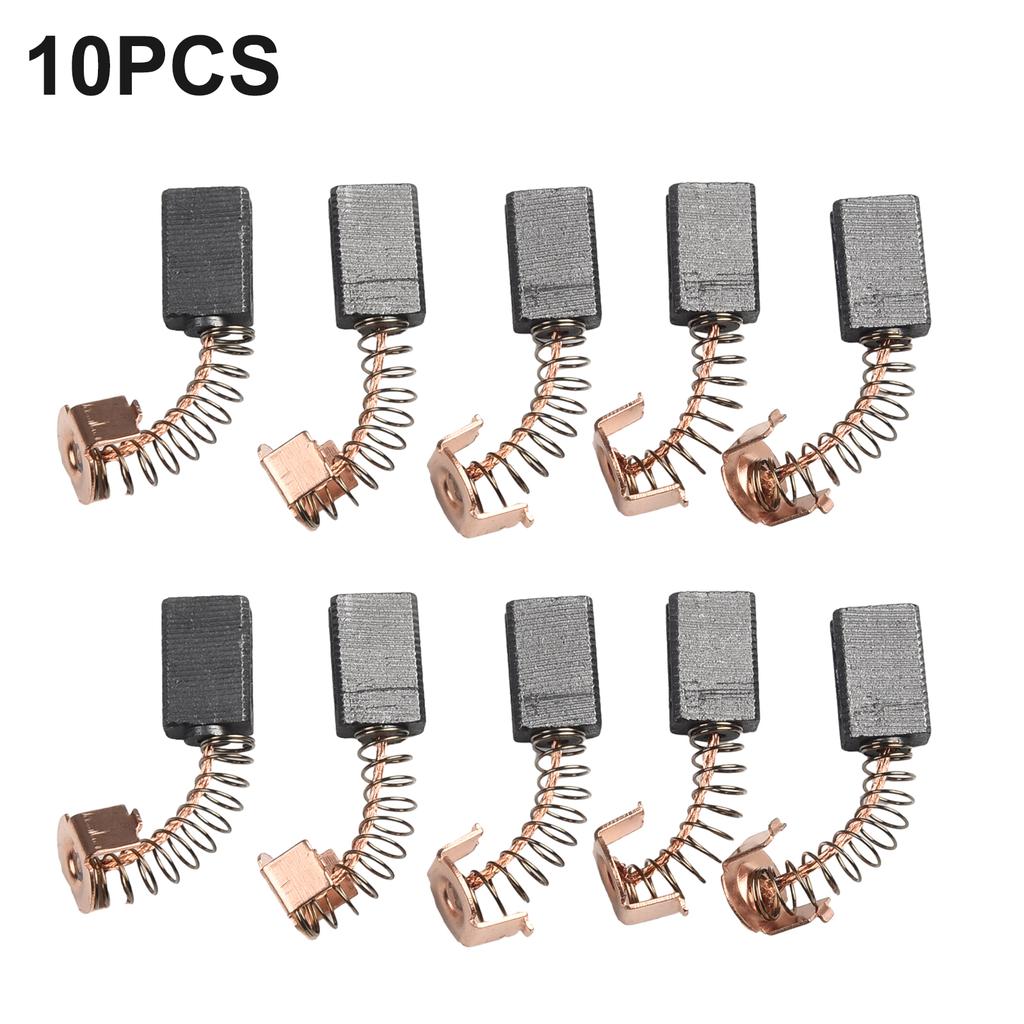 10 Pcs Carbon Brushes 5x8x12mm Spare Parts For Angle Grinder G720 Carbon Brush Power Tool Replace  Accessories