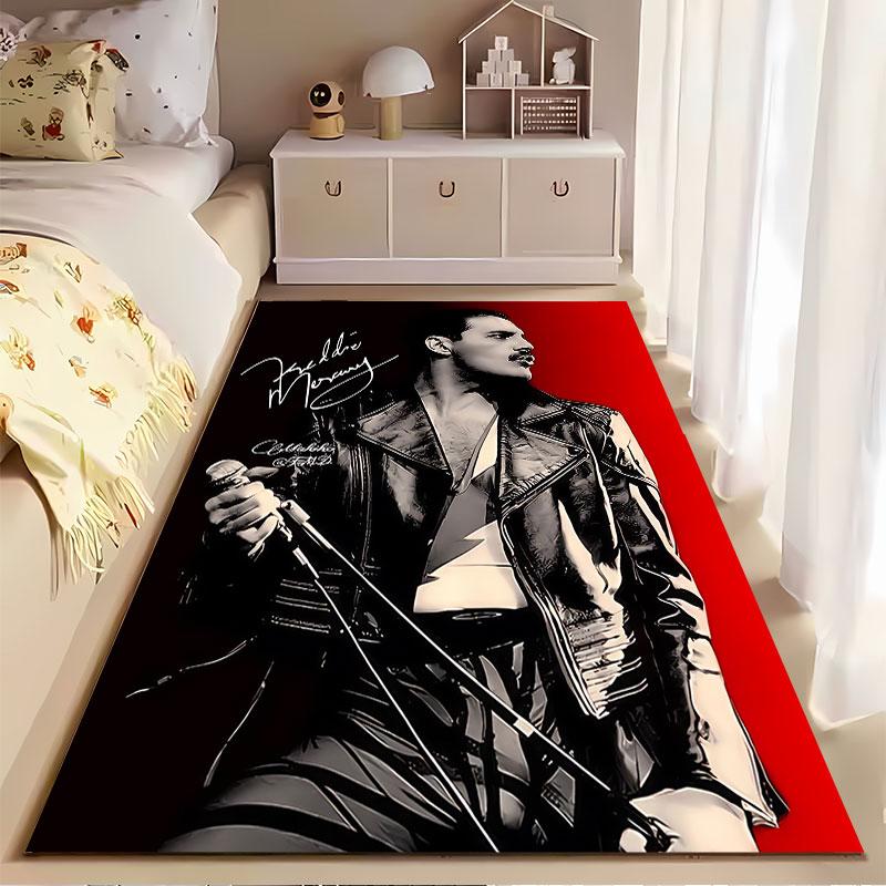 Rock Icon Illustration Carpet suitable as a non-slip mat for the living room or bedroom sofa