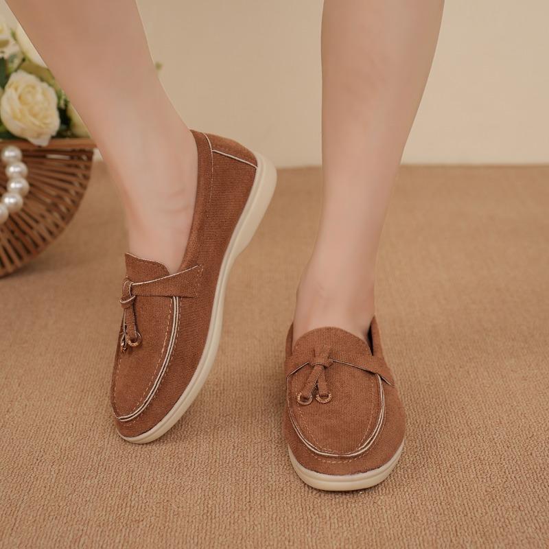 2026 Marke Damenschuhe Übergröße Damen Ballerinas Mode zum Hineinschlüpfen Bequeme Flache Schuhe Heißer Verkauf Runde Spitze Einfarbige Flache Hausschuhe Zapatos