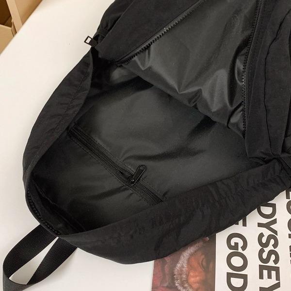 Schoolbag High Value Literary Style Backpack College Style Large Capacity Student Schoolbag Summer New Neutral Lightweight Backpack