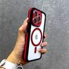 Luxury Transparent Hard Case For iPhone17 Air 16 15 14 13 12 11 Pro Max Plus Magsafe Wireless Charge Camera Lens Cover