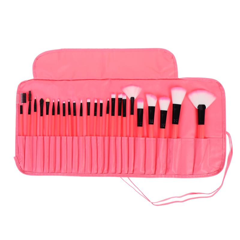 24Pcs Makeup Brush Sets Professional Cosmetics Brushes Eyebrow Powder Foundation Shadows Pinceaux Make Up Tools With Storage Bag