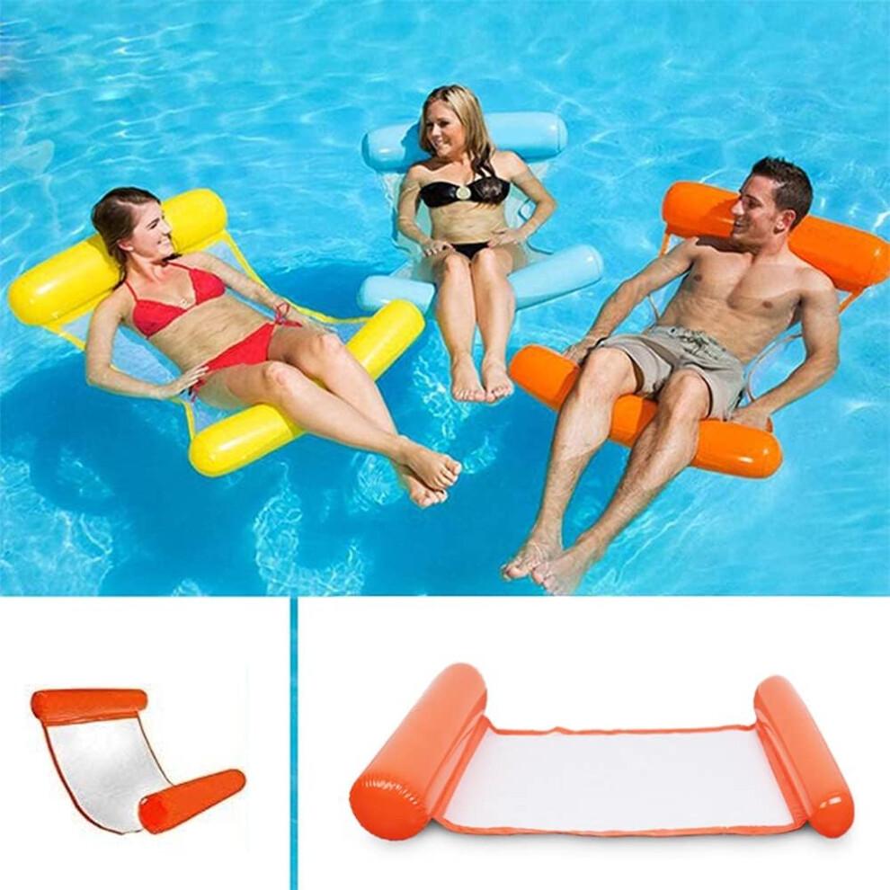 Portable Water Hammock, Ergonomic Design for Versatile Pool Accessories, Supports Up To 200 Kg, Quick-drying, Inflatable Float