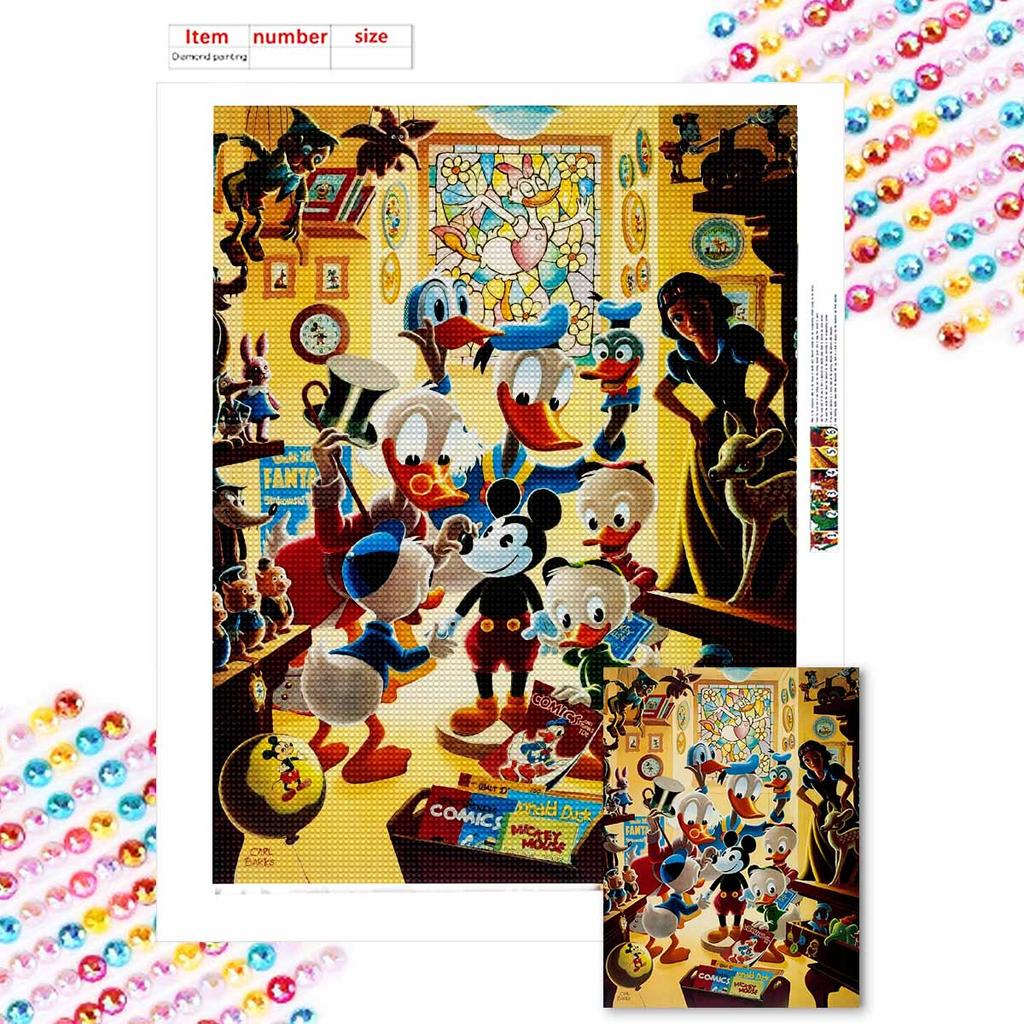 5D Diy Diamond Painting Donald Duck's Nephew Full Drill Rhinestones Mosaic Embroidery Handmade Products Home Decor Gift