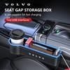 Organizér do mezery autosedačky Úložný box Kapsa Multifunkční Pro Volvo S60 S90 XC40 XC60 XC90 V60 V90 se 2 USB nabíječkami Barevné LED