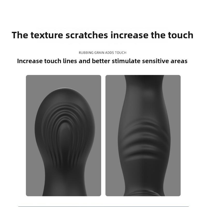 Remote Control Vibrating Prostate Massager Rear Anal Plug Male Masturbator Sex Products