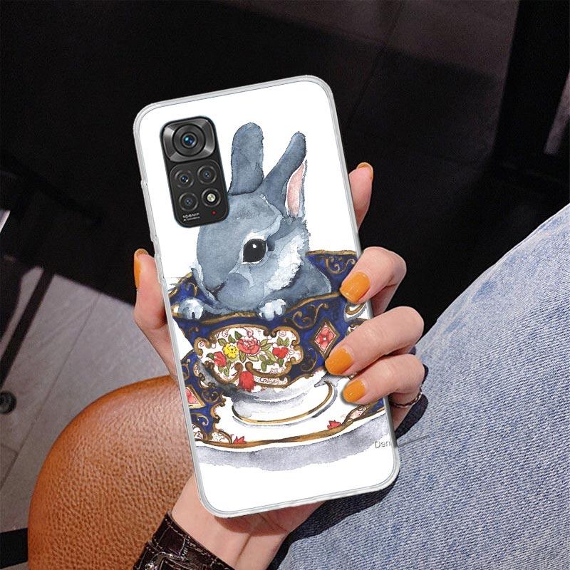 Cute Bunny Baby Rabbits Phnoe Case for Phnoe Case for Xiaomi Redmi Note 15 14 14S 13 Pro Plus 12 12S 11S 11E 10S 10 11T 5G Uniqu