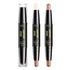 2 In 1 Cosmetic Concealer Face Contour Stick Highlighter Dual-Head Highlighter Trimming Up Matt V3G3