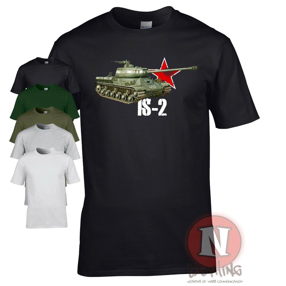 Ruso Is 2 Tanque Camiseta WW2 Militar Armadura Mundo De Guerra Eastern Front