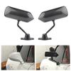 Universal F1 Style Car Rearview Mirror Carbon Fiber Autos Blue Rear View Mirror Carbon Racing Side Glass Wide Angle Metal BrackeMotor Vehicle Mirrors