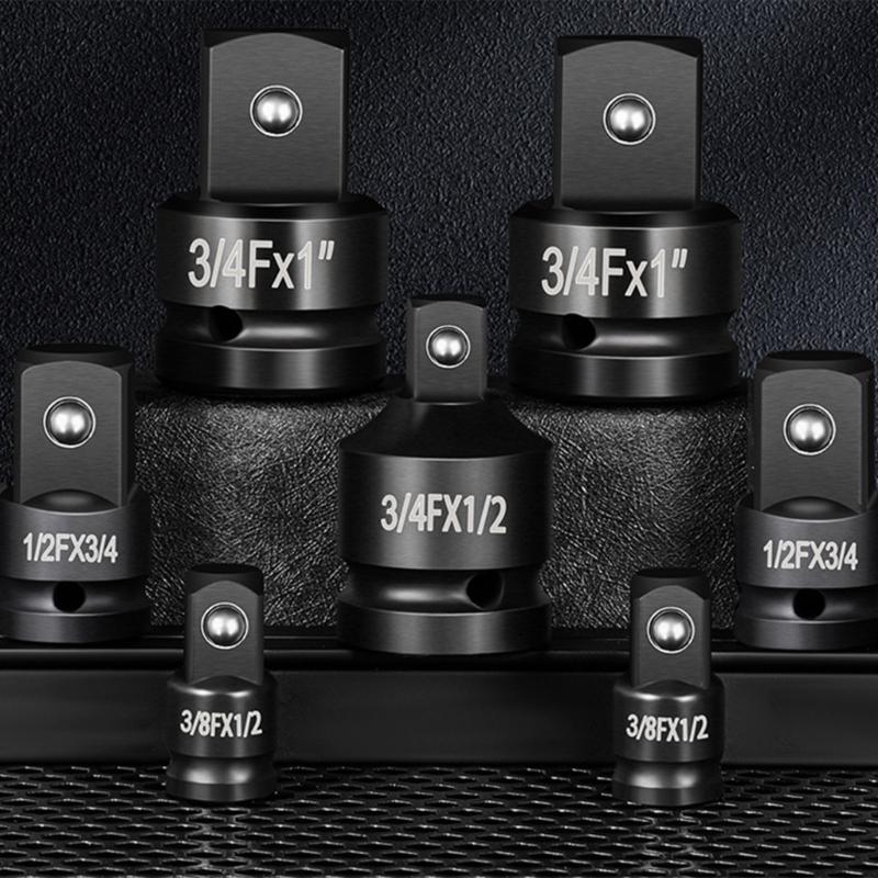 2pcs Impact Socket Adapter Set Converts 3/4Inch To 1/2Inch & 1/2Inch To 3/4Inch for Profession Repair Tool Easy Carrying