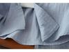 Women's Artistic Cartoon Embroidery Cotton Gauze Long Sleeve Shirt - Fresh & Soft Skin-Friendly Top