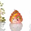Buntes Poop Squishy Spielzeug, Niedliches Cartoon Stressabbau Fidget Spielzeug, Weicher TPR Quetschball zur Angstlinderung, Lustiges Neuheitsgeschenk