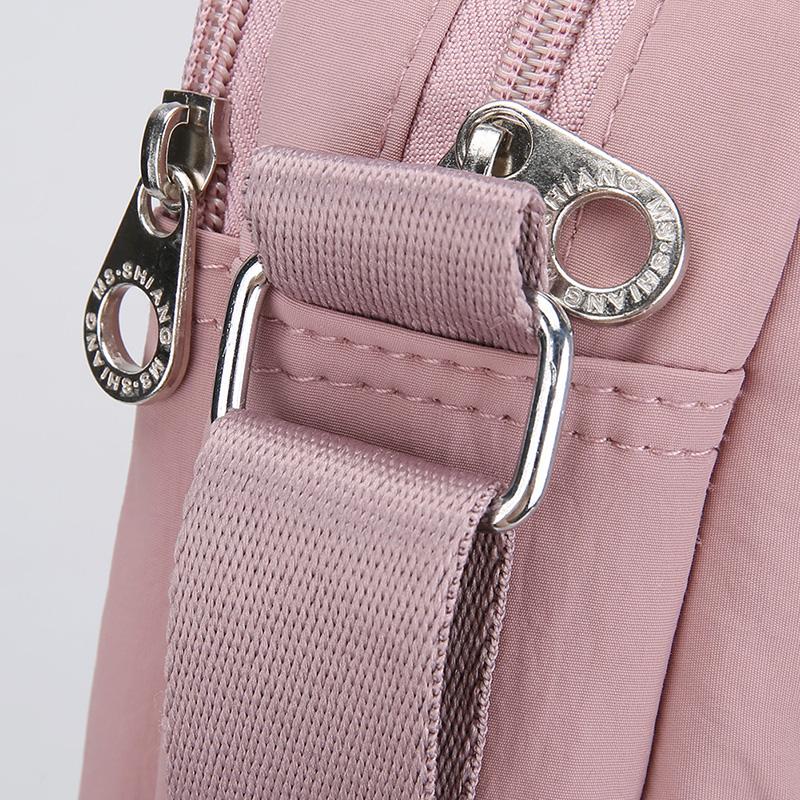Crossbody Bag for Women Large Capacity Waterproof Nylon Multi Pocket Adjustable Wide Strap Travel Shoulder Satchel Daily Purse