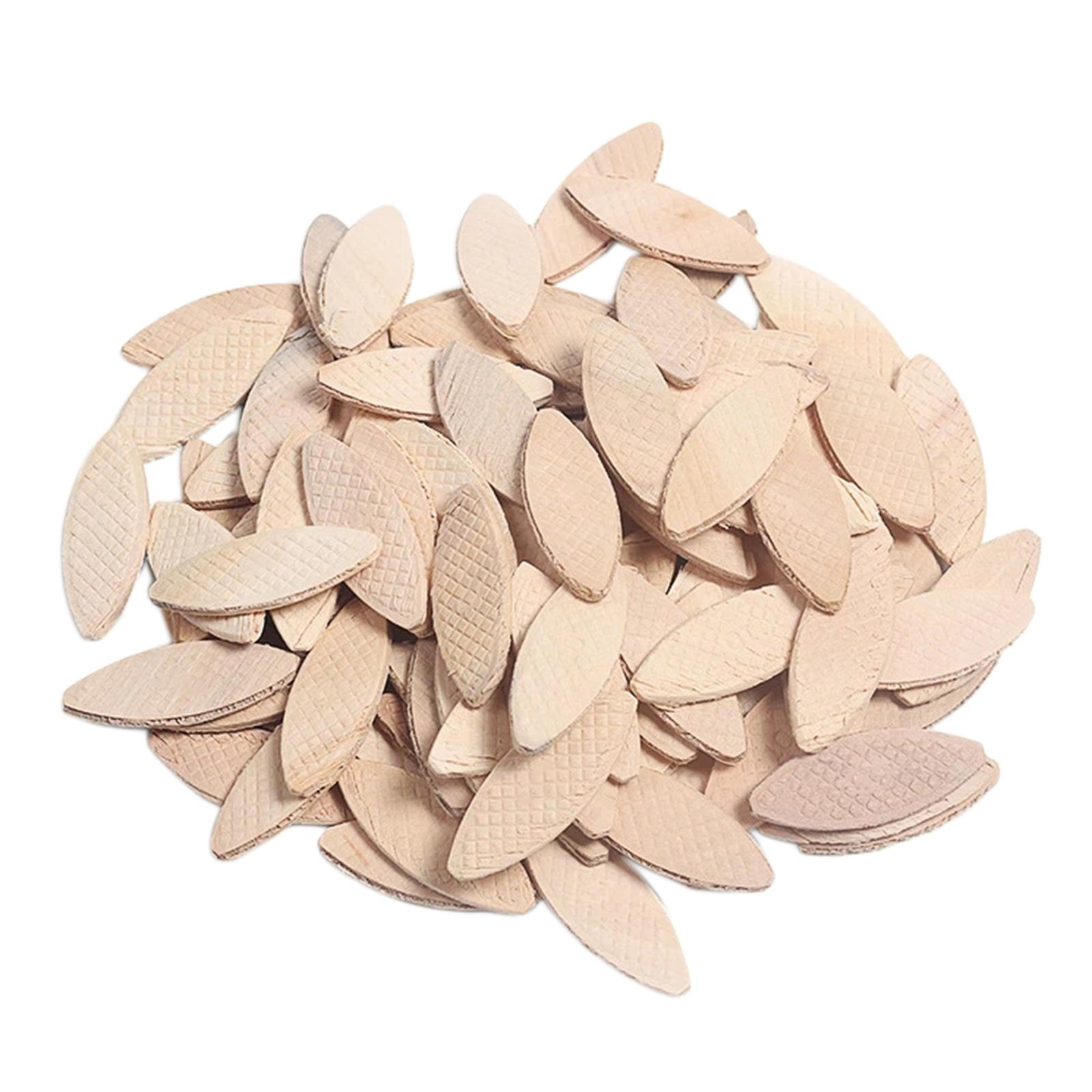 

100Pcs No. 0/10/20 Three Type Assorted Wood Biscuits for Tenon Machine Woodworking Biscuit Jointer Woodworking Accessory No0 47x15x4mm