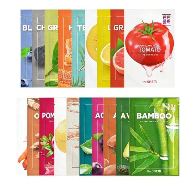 The Saem - Натуральная тканевая маска - 25 видов #07 Acai Berry