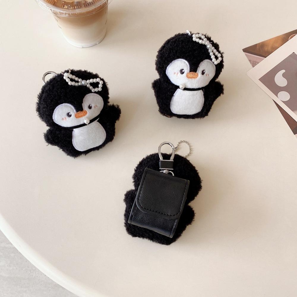 Plüsch-Pinguin-Kopfhörertasche für Apple AirPods 1 / 1. Generation Cartoon-Schutzhülle PRO1 kreative Anti-Drop PRO1