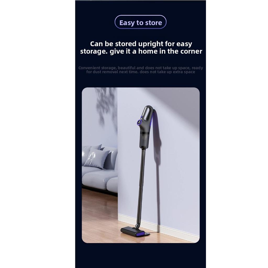 Cordless Handheld Vacuum Cleaner Wet Dry Mop 2-in-1, High Suction Portable Wireless Vacuum for Home and Car Use